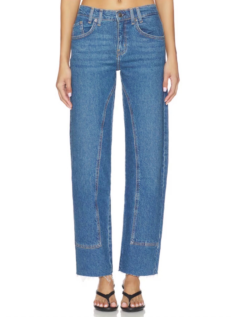 We The Free Risk Taker Mid-rise Straight in Be Bold
Free People